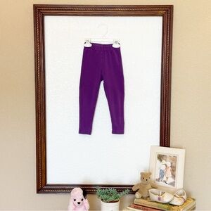 Hanna Andersson GUC 2011 Vibrant Purple Leggings Size 3T 90 cm